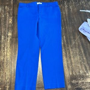 Vibrant blue work pants